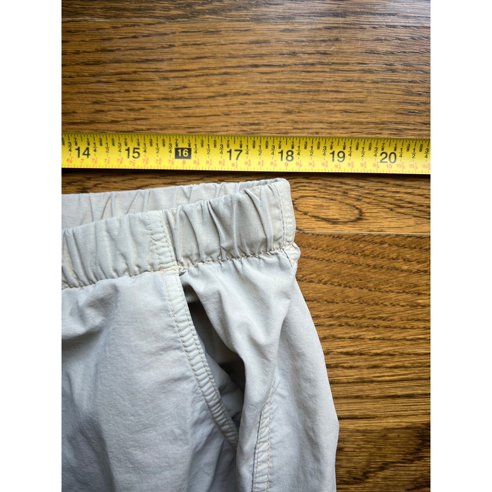 Gramicci Climbing Pants Women LG Tan Beige Nylon Gorpcore Hiking Vintage Camp - Picture 7 of 9